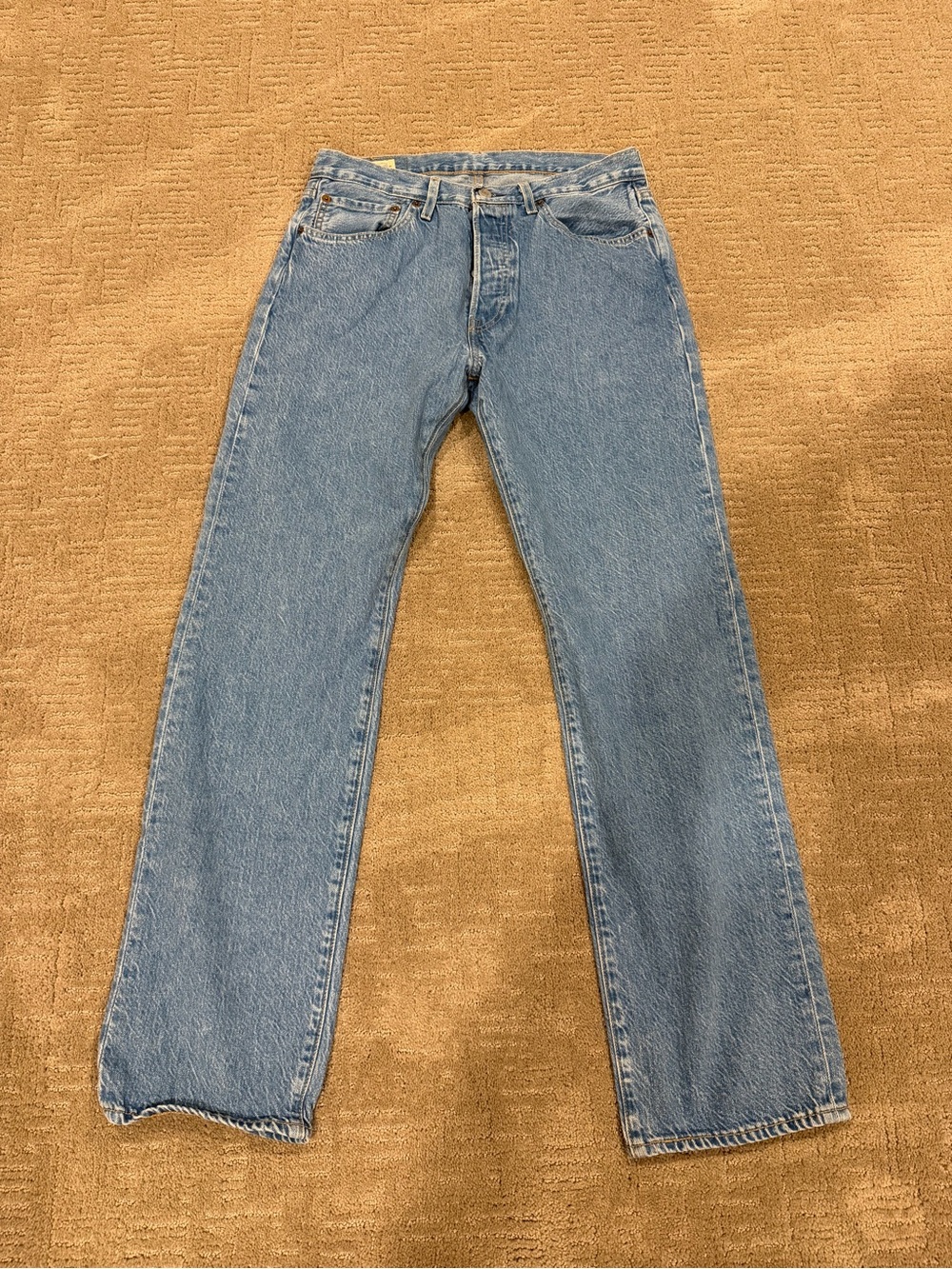 Levi & Strauss 501 XX Premium Button Fly Jeans 32x32 Blue Denim - Picture 1 of 7